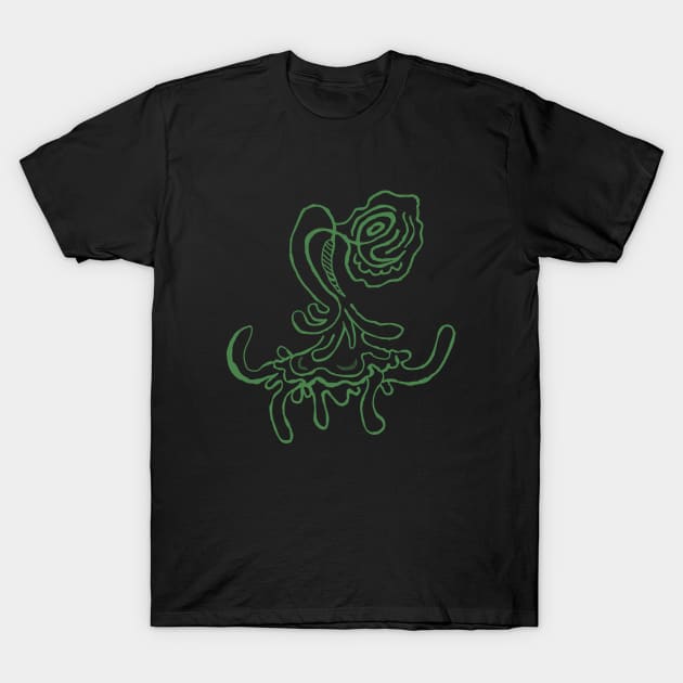 Crawler (keyline) T-Shirt by tangledtether